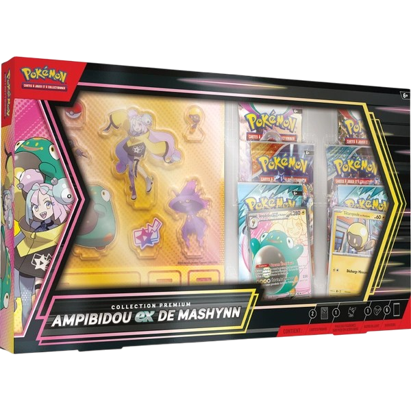 Coffret Pokemon Premium Ampibidou Ex de Mashynn  - Français