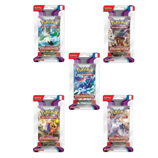 Arset Pokemon Blister booster EV02 Evolution à Paldea - Français