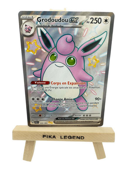 Cartes à l'unité Pokemon - GRODOUDOU EX 222/191- Français