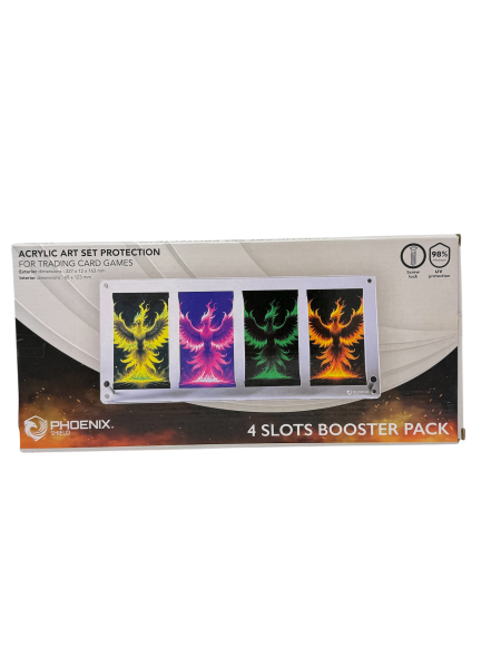 Présentoir transparent en acrylique pour Boosters Pokemon