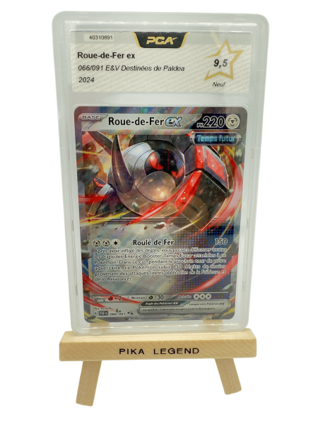 Carte Gradée 9.5/10 PCA Pokemon ROUE DE FER EX 066/091 DESTINEE DE PALDEA - 2024 Français