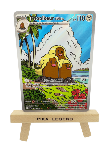 Cartes à l'unité Pokemon - TRIOPIKEUR D'ALOLA 208/191- Français
