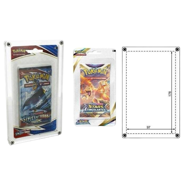 Protection Blister POKEMON Standard Acrylique
