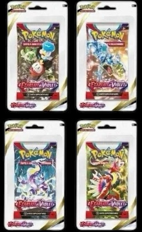 Arset Pokemon Blister booster EV01 Écarlate et Violet - Français