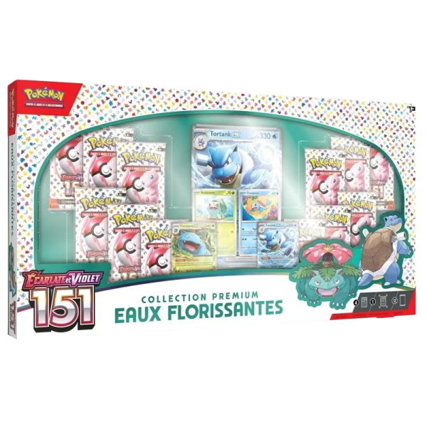 Coffret Pokemon Collection Premium 151 Eaux Florissantes - Français