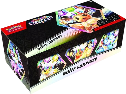 Boite surprise Pokémon EV8.5 Évolutions Prismatiques