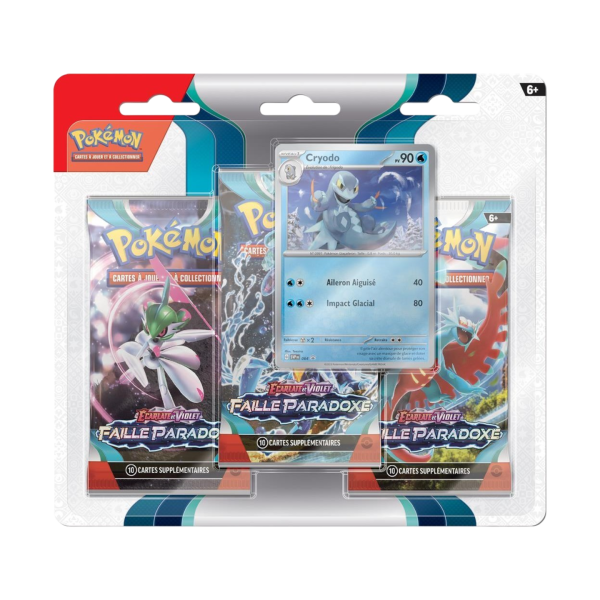 Tripack Pokémon - Failles Paradoxes EV04 - Cryodé - Français