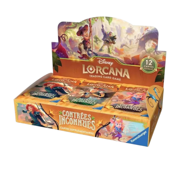 Disney Lorcana TCG - Chapitre 12 Contrées Inconnues : Display 24 Boosters FR