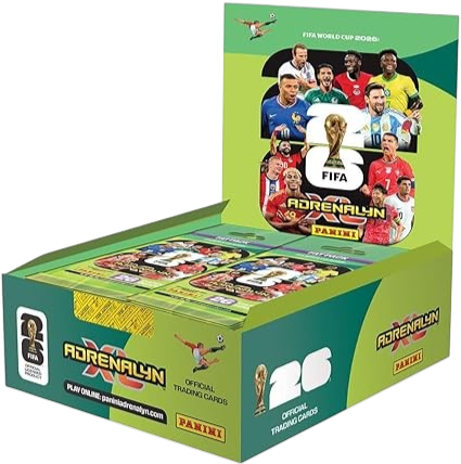 Vivez toute l’intensité de la plus grande compétition de football au monde avec les cartes à collectionner Panini FIFA World Cup 2026 Adrenalyn XL. Cette collection officielle célèbre la Coupe du Monde de la FIFA 2026 et rassemble les plus grandes nations