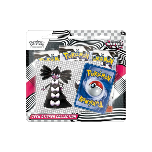 TRIPACK Pokémon Collection Autocollant Réajustable Flamme Blanche Sidérella - Français 3 boosters