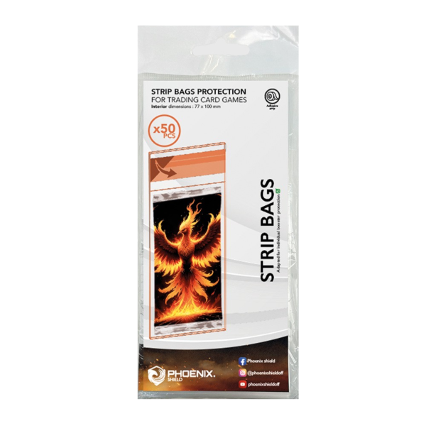 Strip Bags Booster – Pack de 50 protections transparentes pour boosters